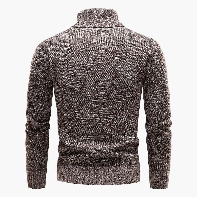 Herren Rollkragenpullover Strickmode Winter Komfort Freizeit - Image 3