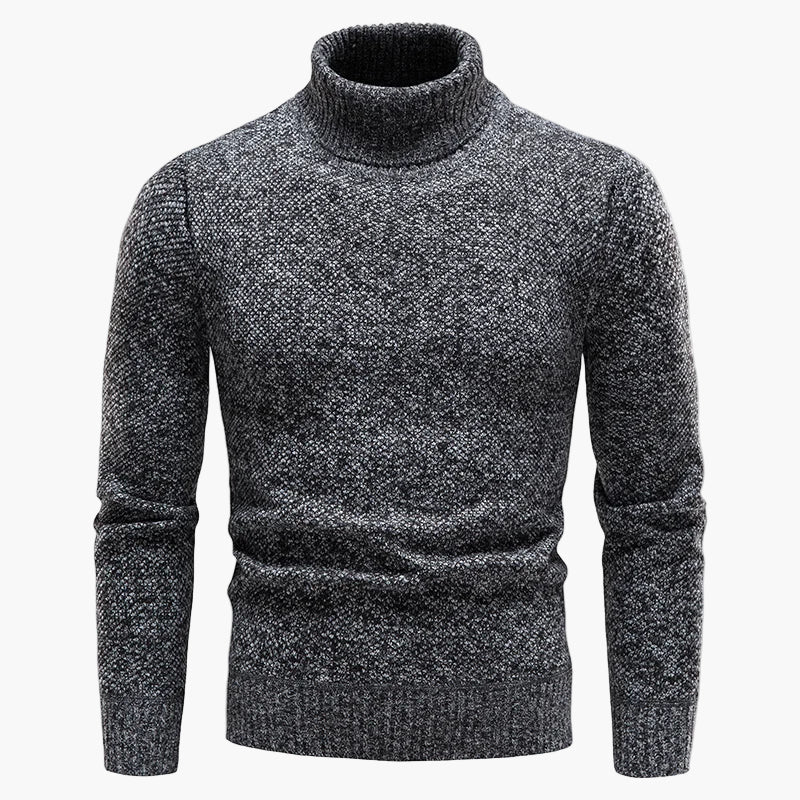 Herren Rollkragenpullover Strickmode Winter Komfort Freizeit - Image 4