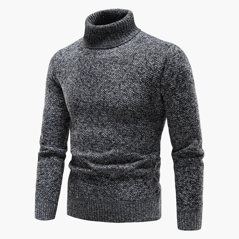 Herren Rollkragenpullover Strickmode Winter Komfort Freizeit - Image 5
