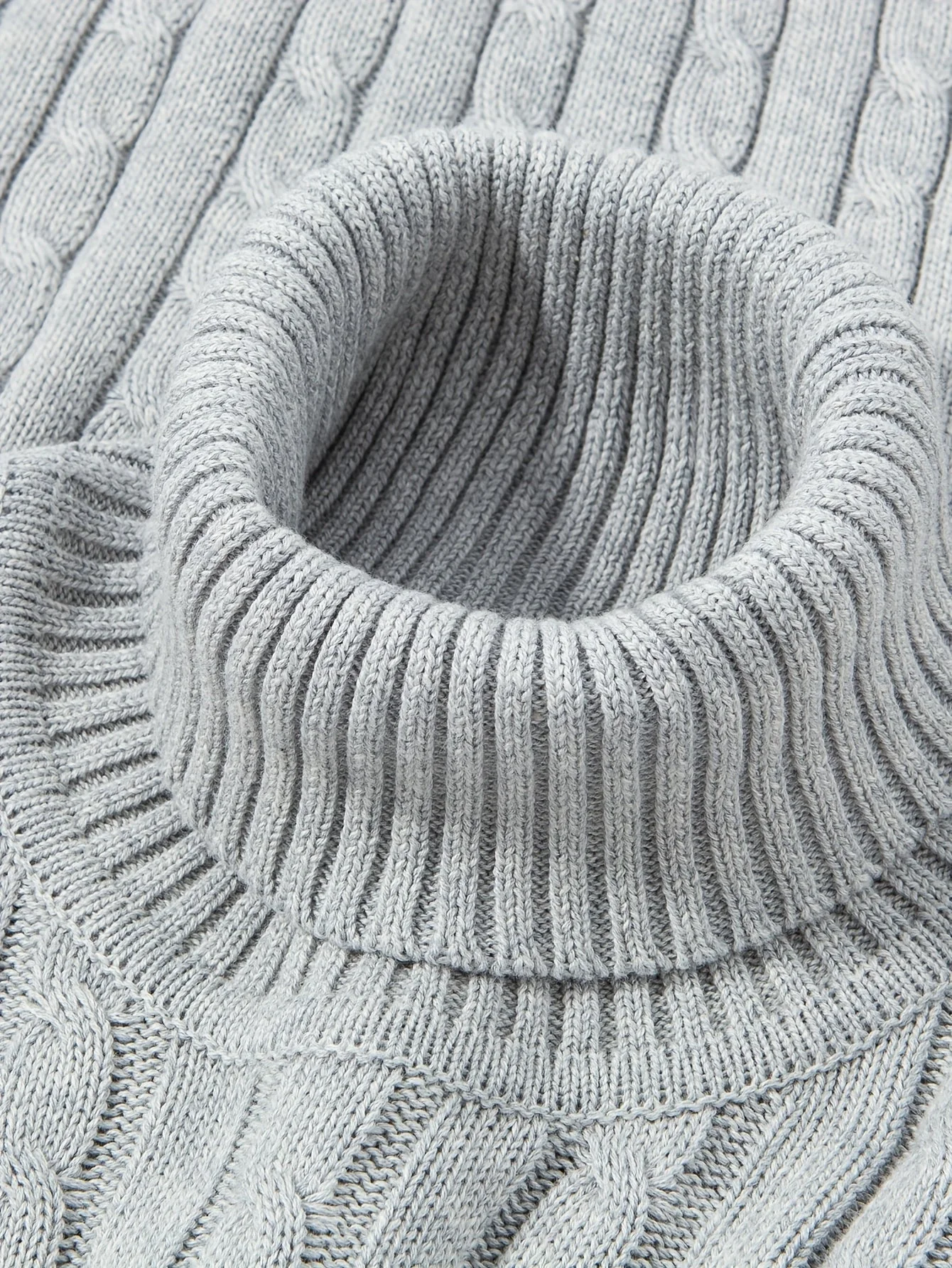 Herren Rollkragenpullover im Zopfmuster – Stilvoller Strickpullover für Alltag & Freizeit - Image 9