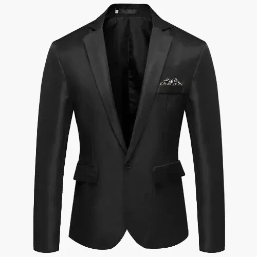 Herren Sakko Slim Fit Einreiher Blazer für Business & festliche Anlässe - Image 6