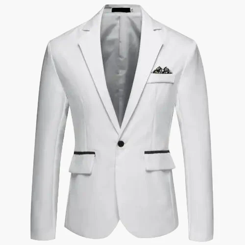 Herren Sakko Slim Fit Einreiher Blazer für Business & festliche Anlässe - Image 7