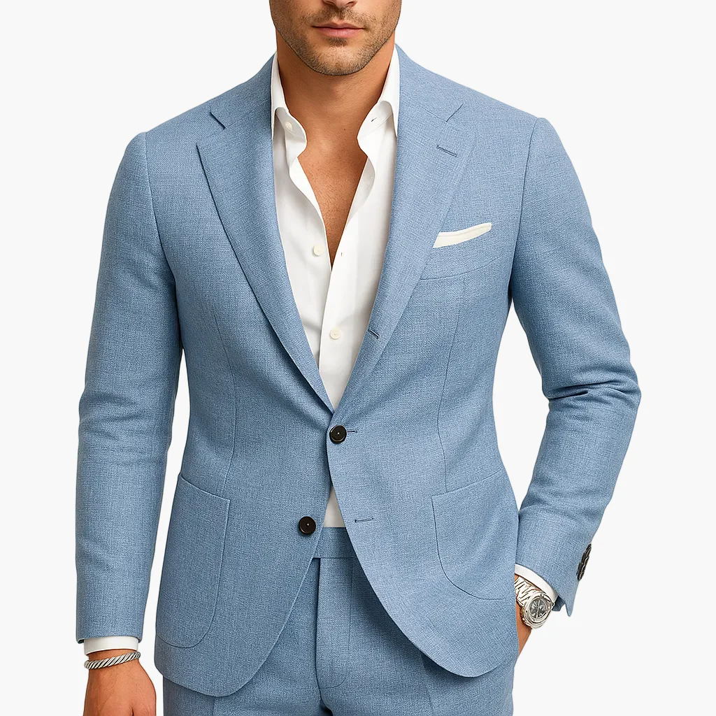 Herren Slim Fit Anzug Modern Business & Hochzeit – Stilvoller Zweiteiler für Büro & festliche Anlässe - Image 2