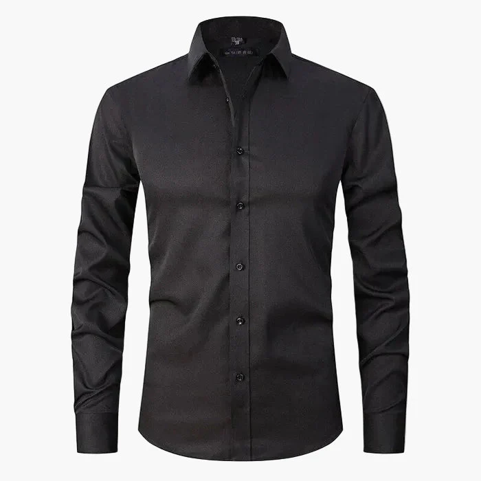 Herren Slim Fit Business Langarmhemd – Modernes Hemd für Büro & Freizeit - Image 2