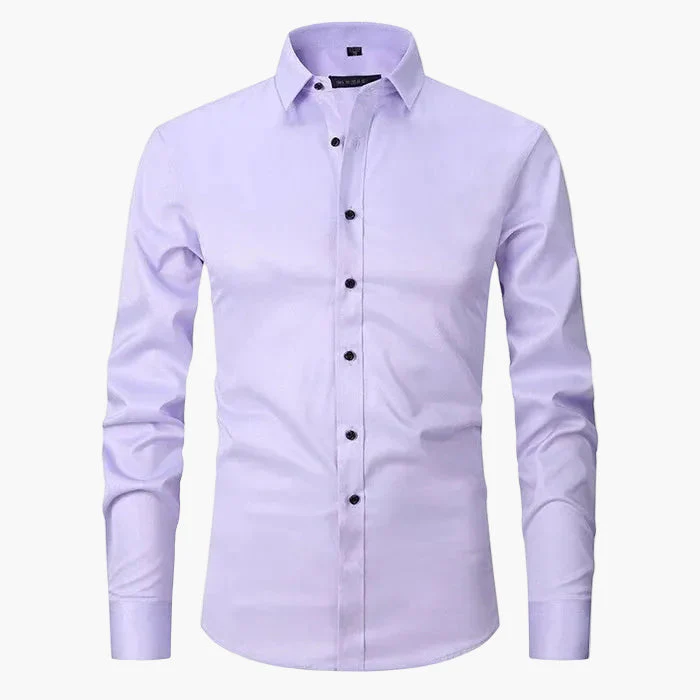 Herren Slim Fit Business Langarmhemd – Modernes Hemd für Büro & Freizeit - Image 7