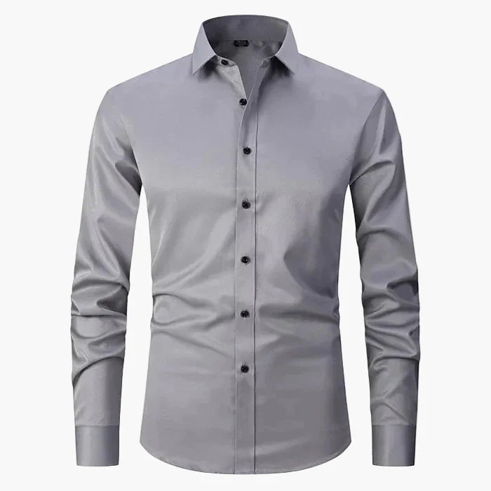 Herren Slim Fit Business Langarmhemd – Modernes Hemd für Büro & Freizeit - Image 9