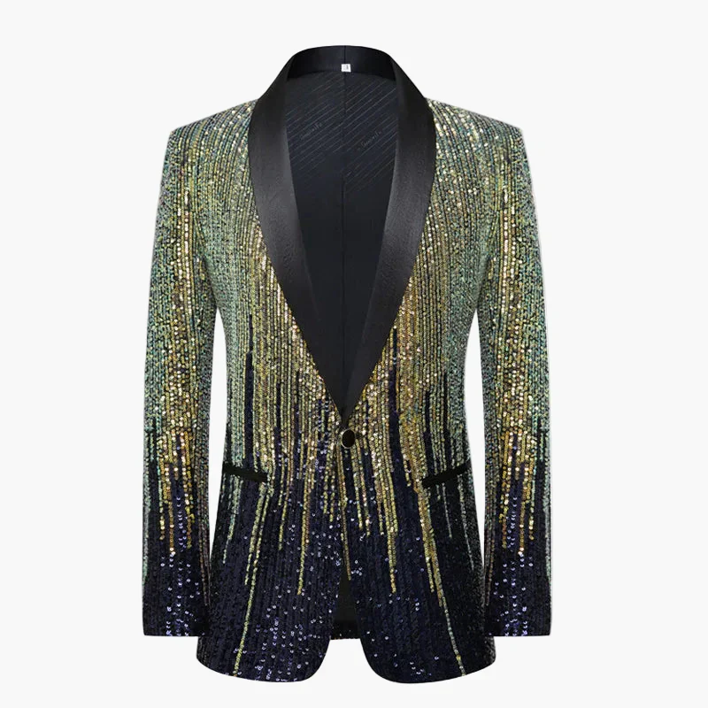 Herren Smoking Sakko – Glitzernd, Modern, Für Bühne und Events, Extravagantes Design - Image 3