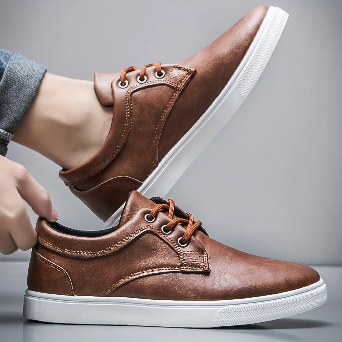 Herren Sneaker Freizeit Halbschuhe Sportlicher Look Alltag - Image 3