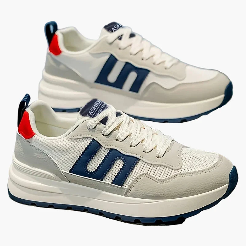 Herren Sneaker Preppy Stil Freizeit Laufschuhe Bequem Alltagsmode
