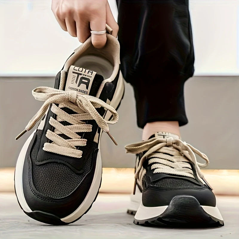 Herren Sneaker Preppy Stil Freizeit Laufschuhe Bequem Alltagsmode - Image 7