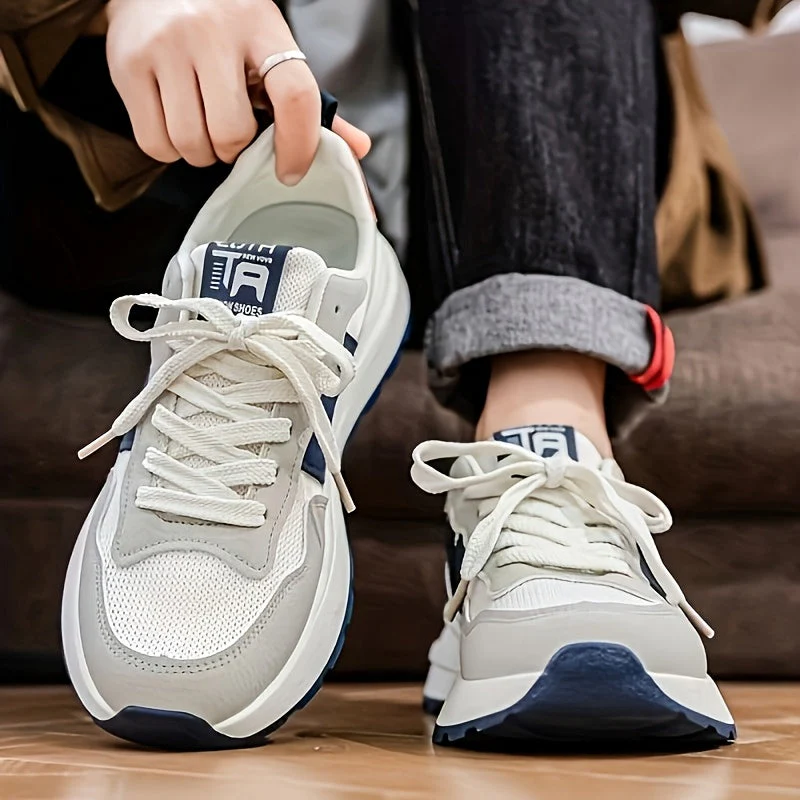 Herren Sneaker Preppy Stil Freizeit Laufschuhe Bequem Alltagsmode - Image 8