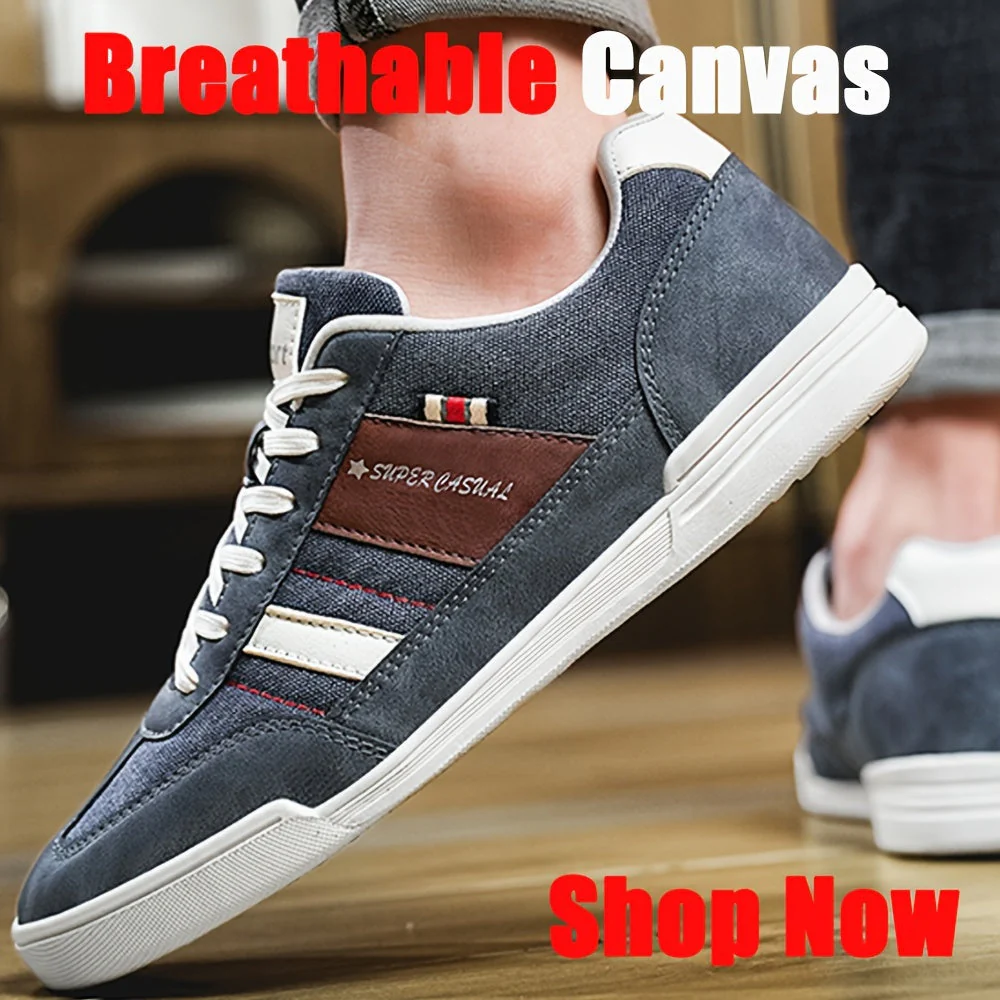 Herren Sneaker Super Casual Vintage Low Top – Alltag & Freizeit - Image 4