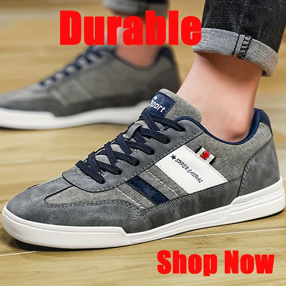 Herren Sneaker Super Casual Vintage Low Top – Alltag & Freizeit - Image 7