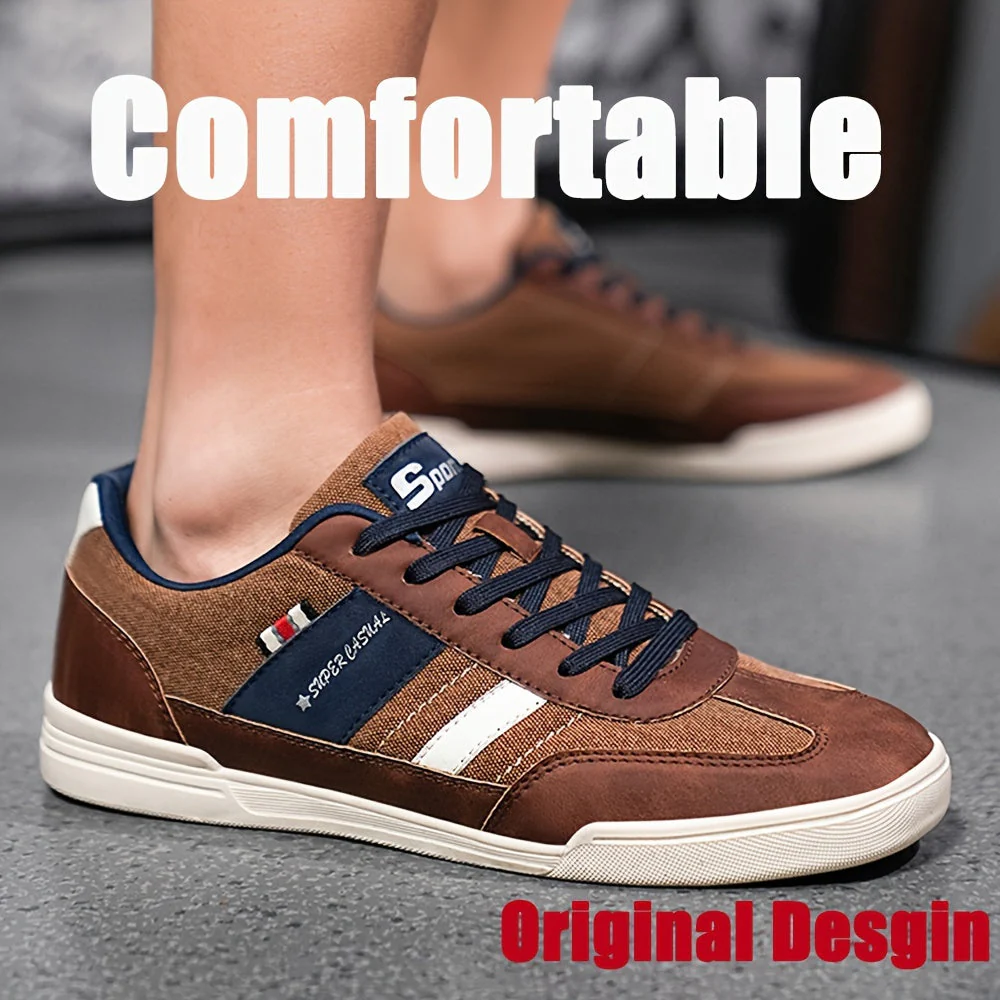Herren Sneaker Super Casual Vintage Low Top – Alltag & Freizeit - Image 9