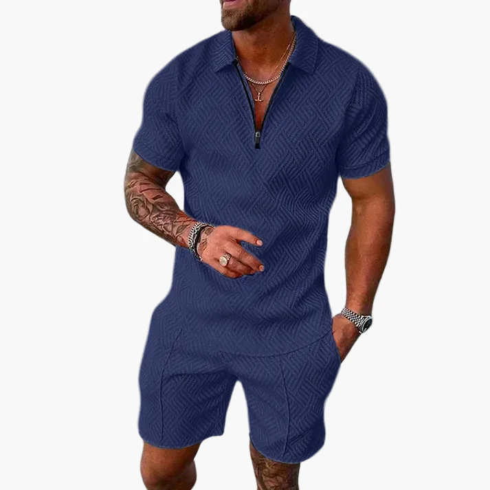 Herren Sommer Set mit Poloshirt und Shorts – Modisches Freizeit Outfit für Alltag & Urlaub - Image 5