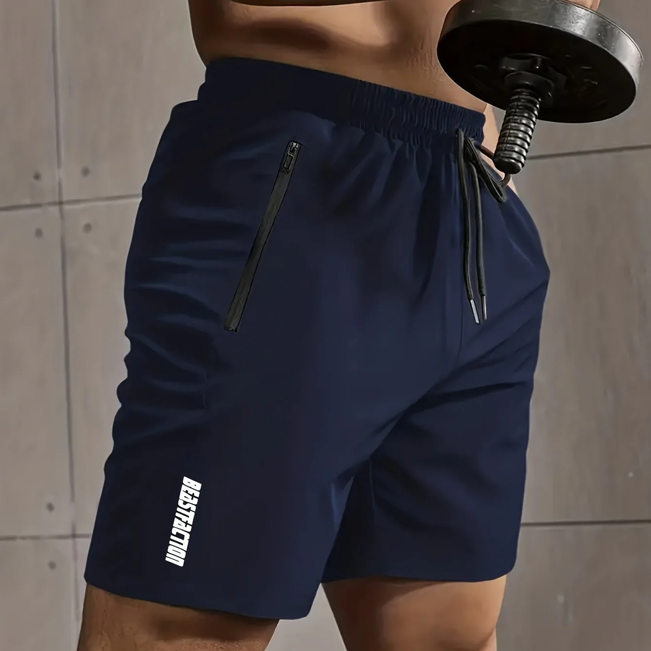 Herren Sport- und Fitness-Shorts mit Reißverschluss-Tasche – Ideal für Training & Freizeit - Image 11