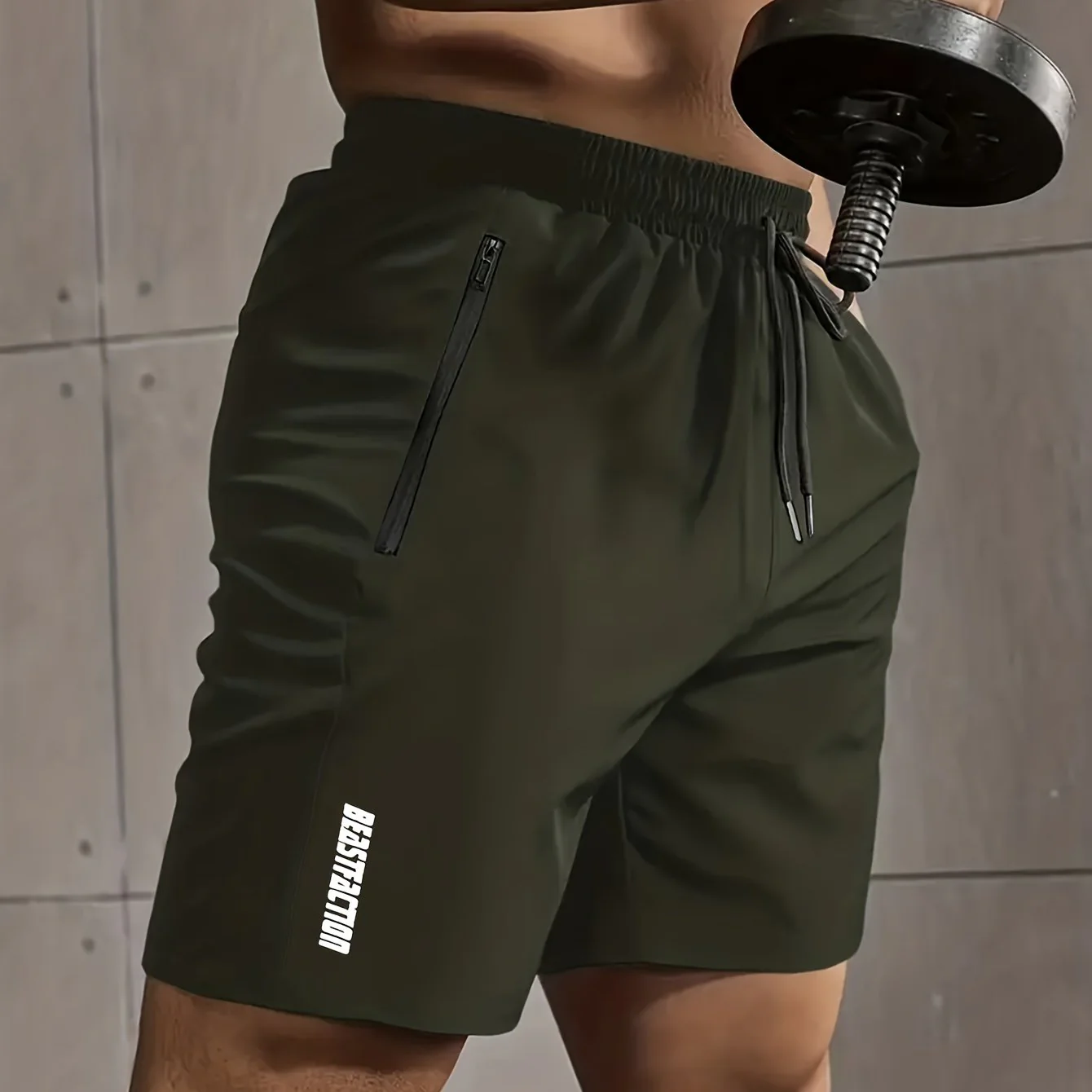 Herren Sport- und Fitness-Shorts mit Reißverschluss-Tasche – Ideal für Training & Freizeit - Image 13