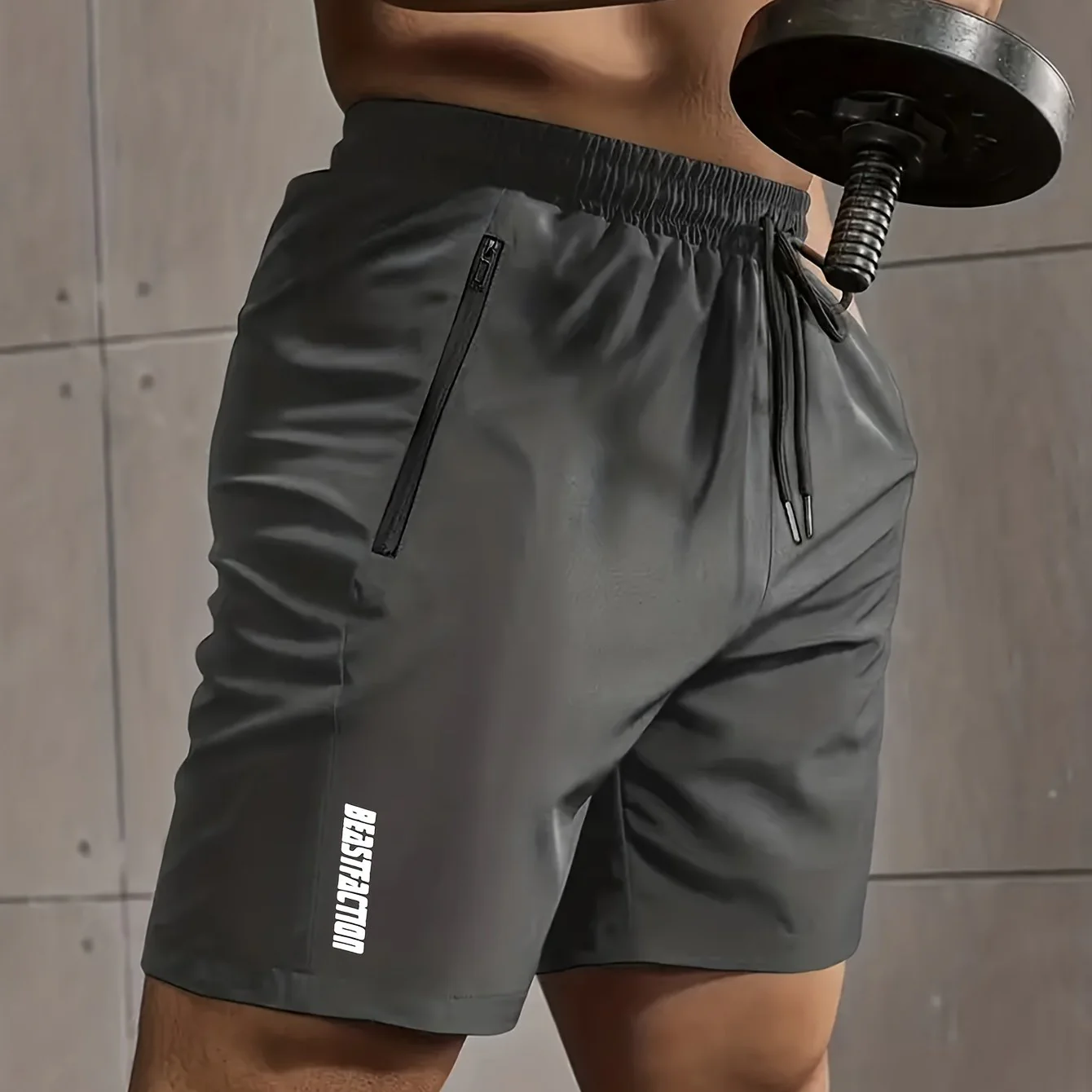 Herren Sport- und Fitness-Shorts mit Reißverschluss-Tasche – Ideal für Training & Freizeit - Image 14