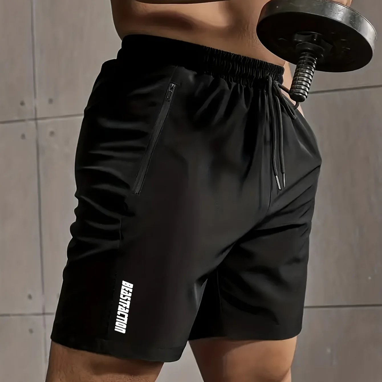 Herren Sport- und Fitness-Shorts mit Reißverschluss-Tasche – Ideal für Training & Freizeit - Image 15