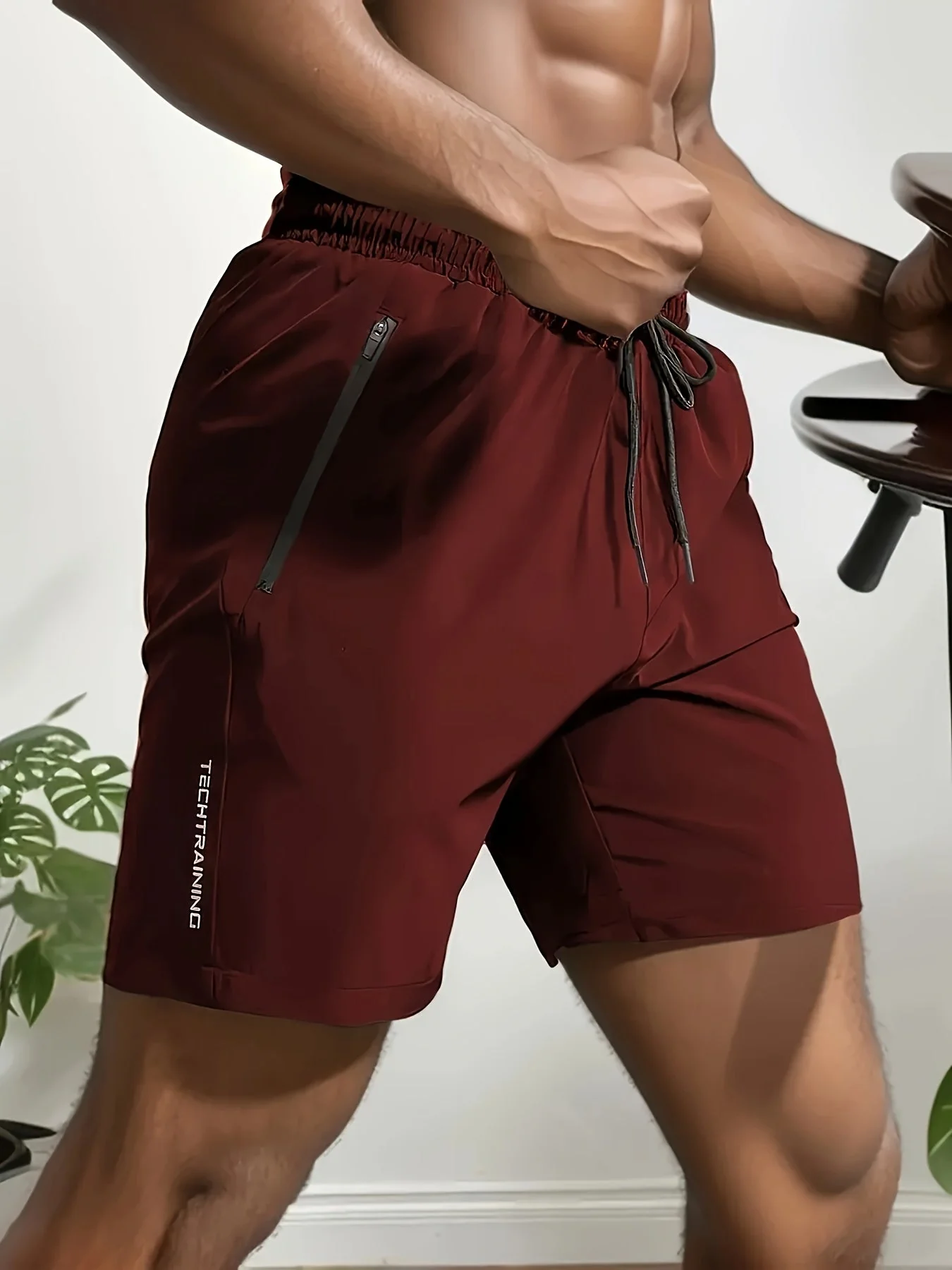 Herren Sport- und Fitness-Shorts mit Reißverschluss-Tasche – Ideal für Training & Freizeit - Image 5
