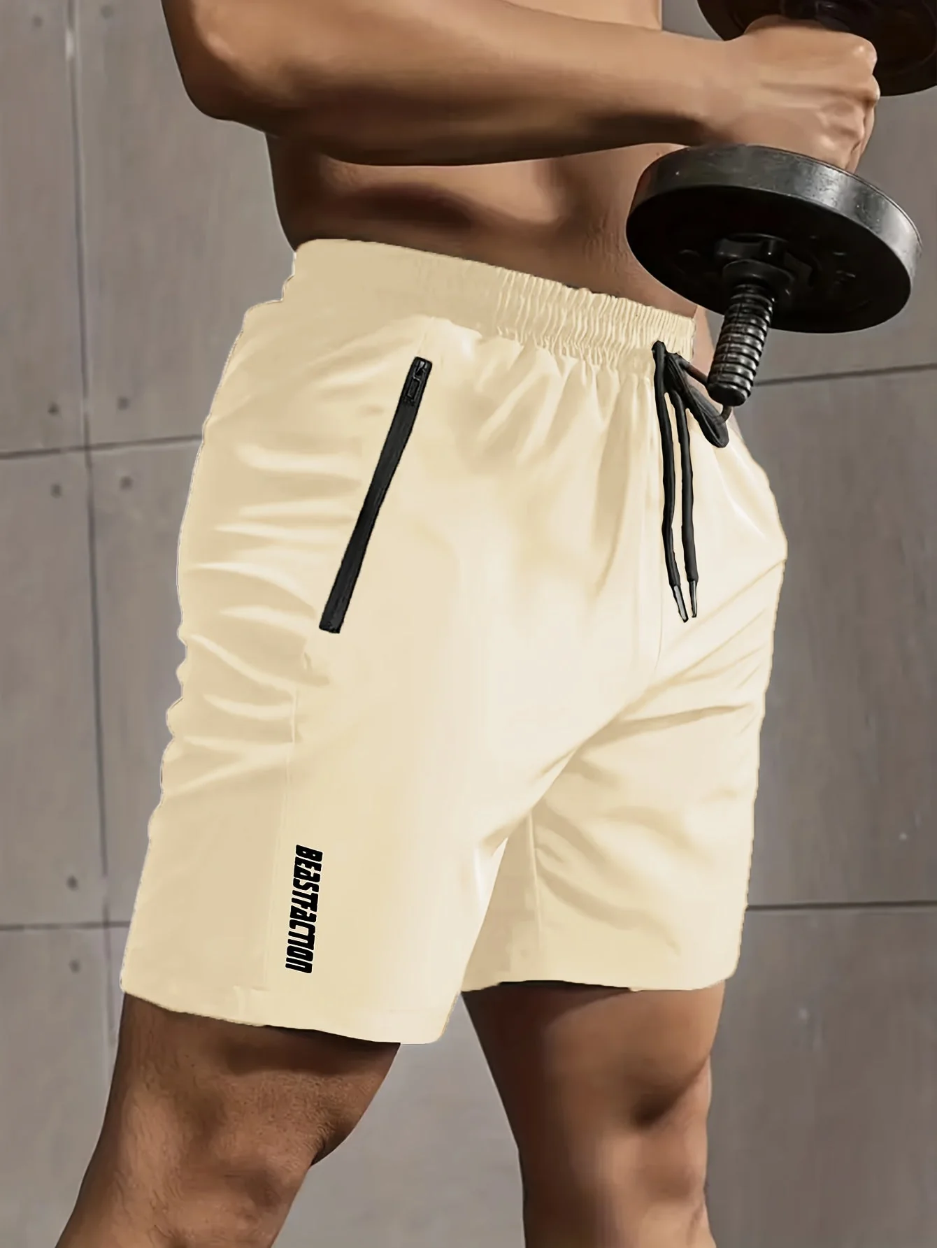 Herren Sport- und Fitness-Shorts mit Reißverschluss-Tasche – Ideal für Training & Freizeit - Image 8