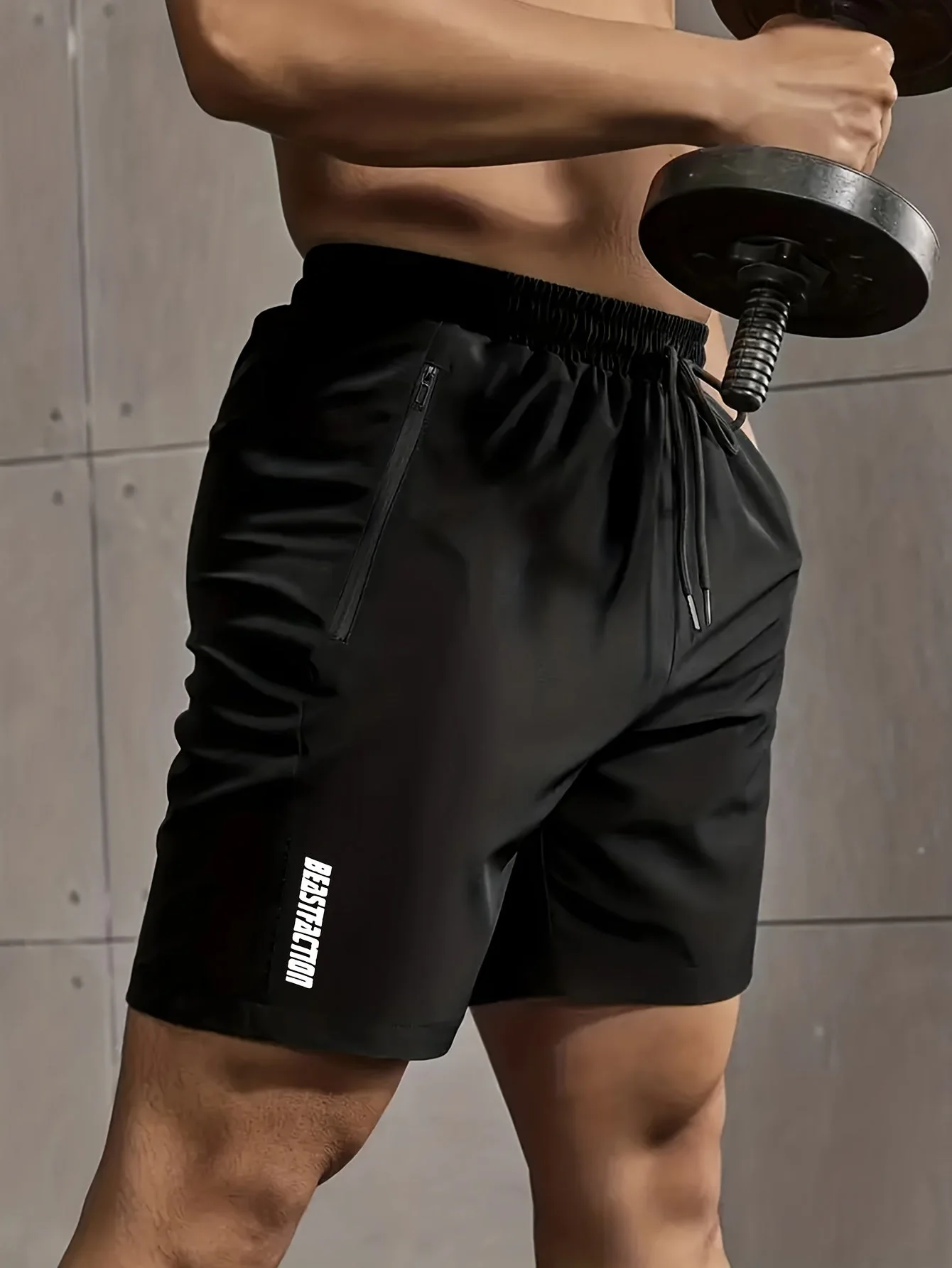 Herren Sport- und Fitness-Shorts mit Reißverschluss-Tasche – Ideal für Training & Freizeit - Image 9