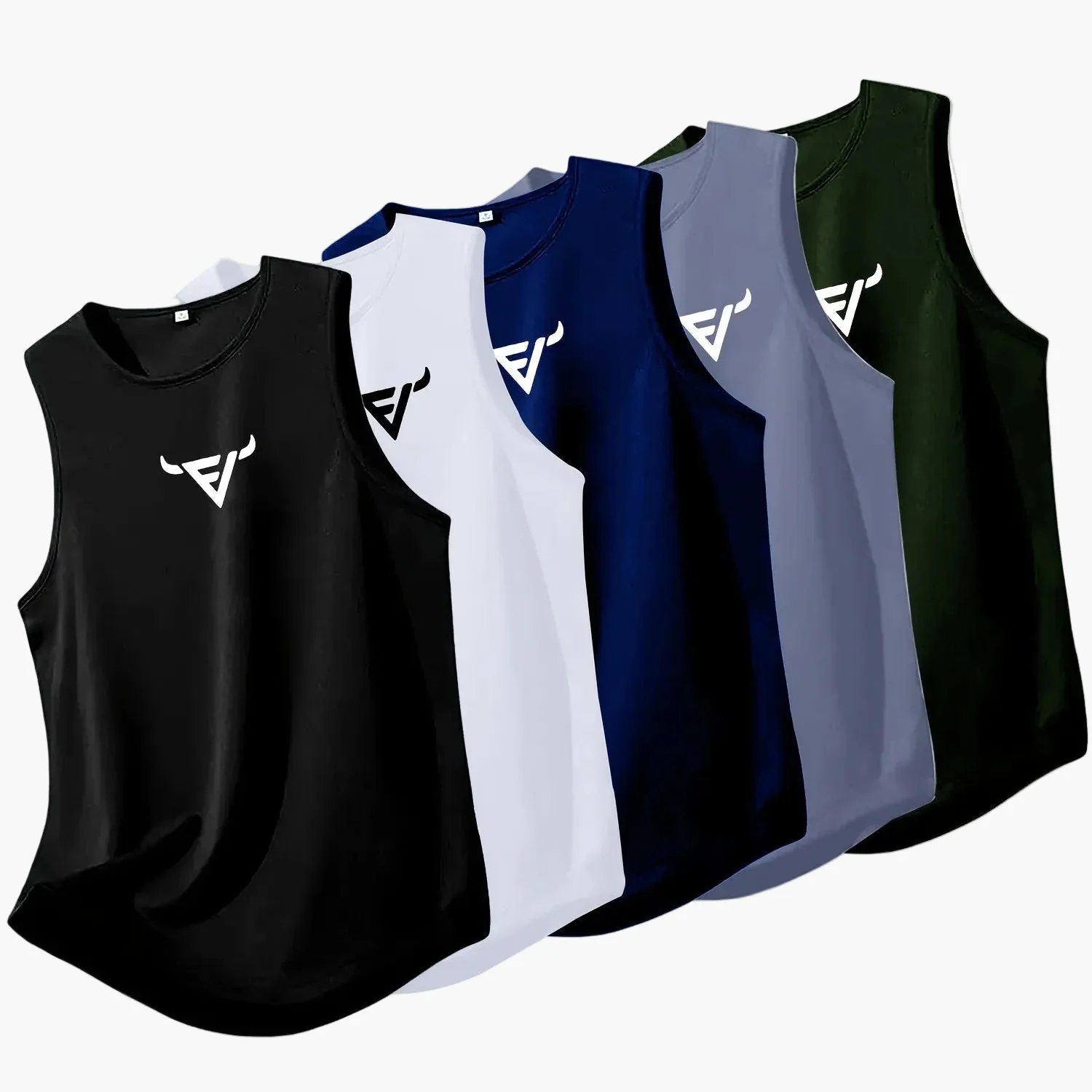 Herren Sport Tanktop 5er Pack – Ärmelloses Fitness Shirt, Regular Fit, Ideal für Training und Freizeit - Image 8