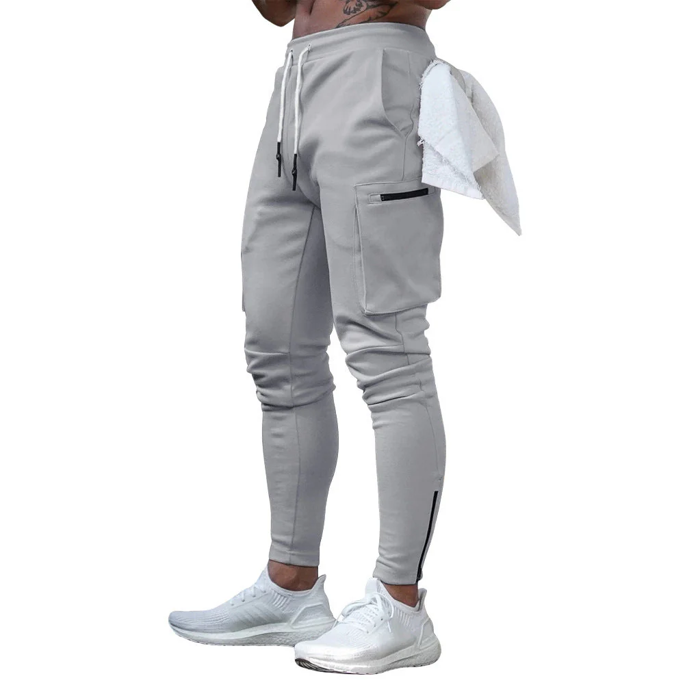 Herren Sportliche Cargo Jogginghose – Trainings- & Freizeit-Jogger mit Taschen, Streetwear Stil - Image 9