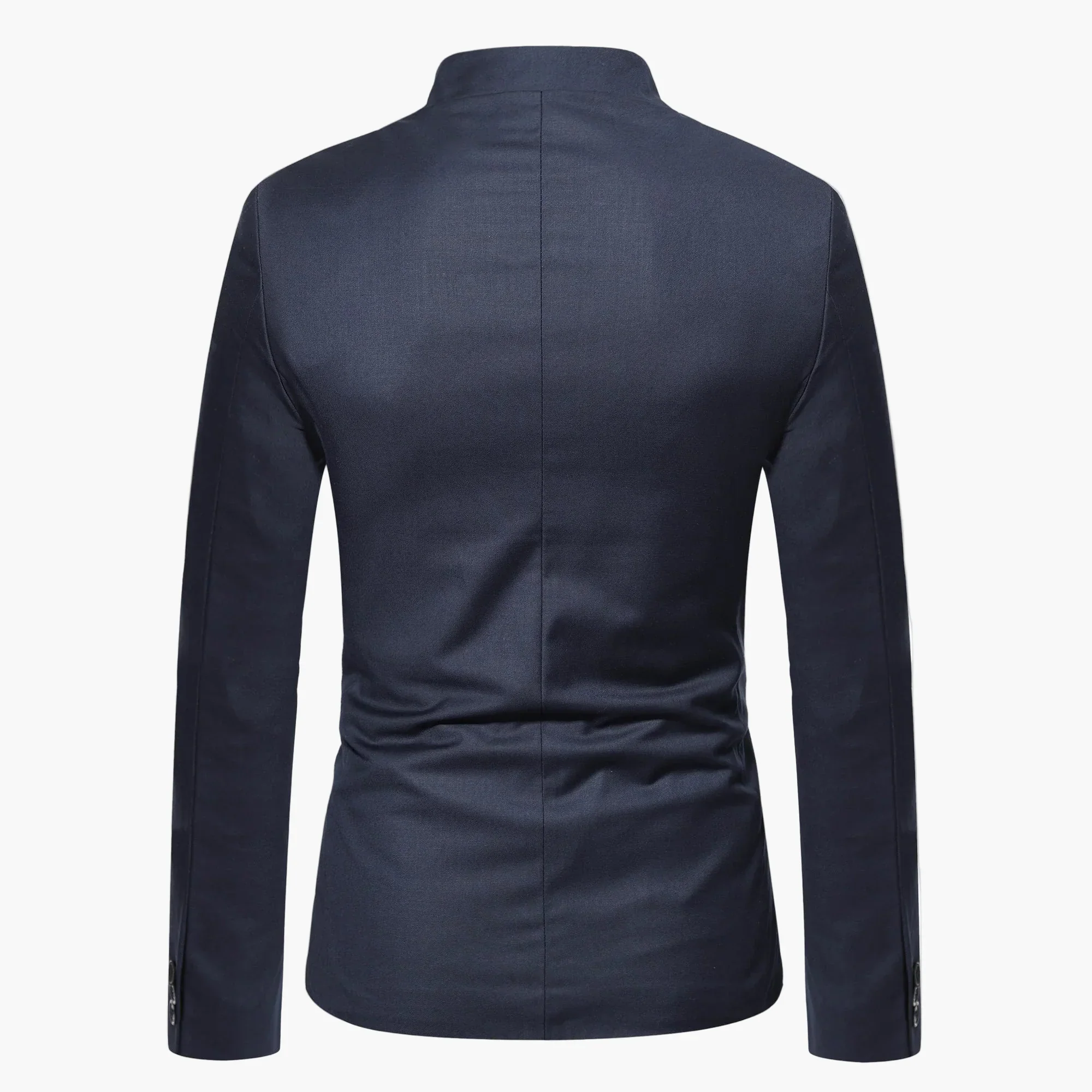 Herren Stehkragen Sakko Modern Business Elegant Freizeit Blazer - Image 4