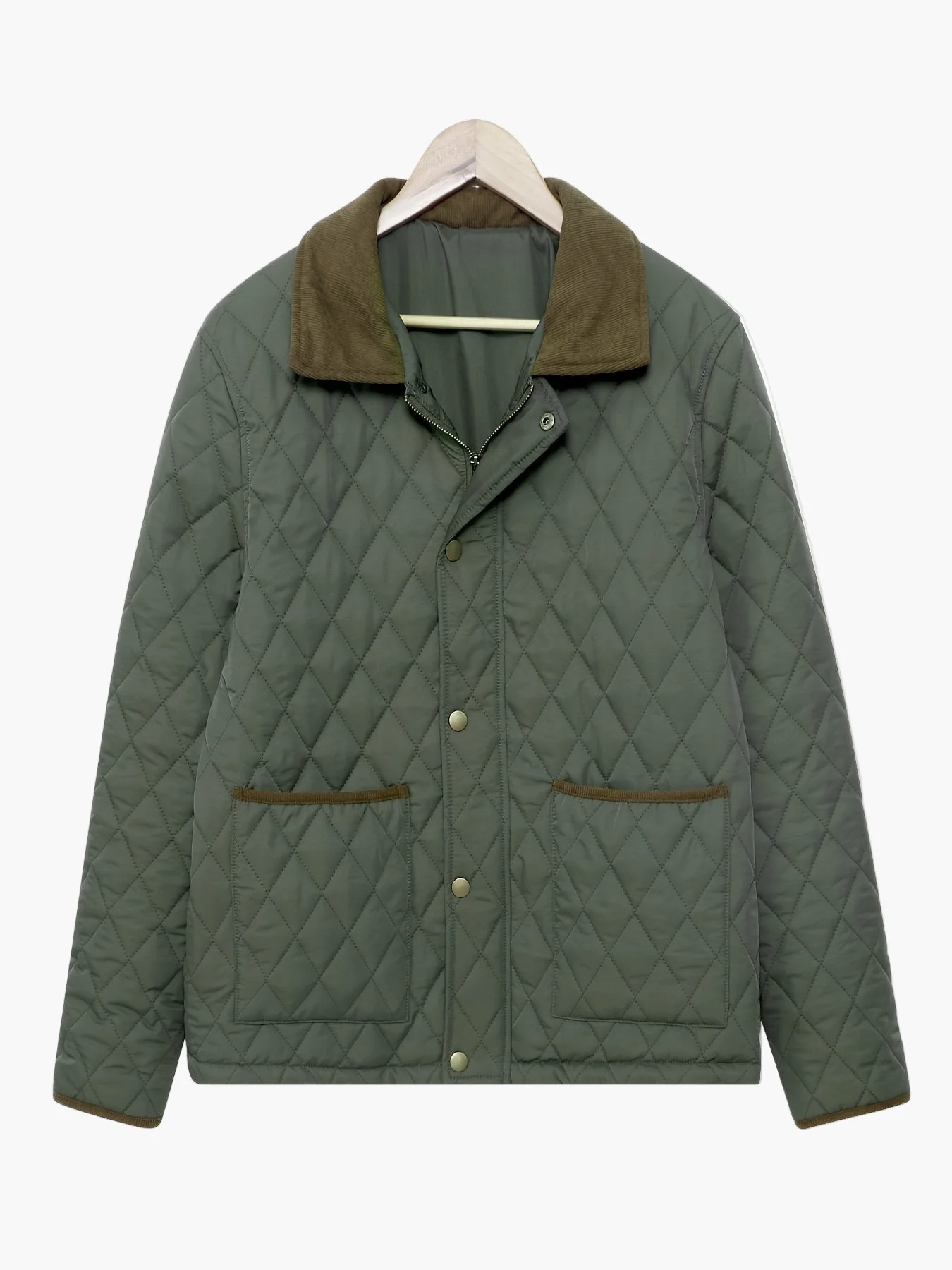 Herren Steppjacke im klassischen Freizeit-Stil für Herbst und Winter