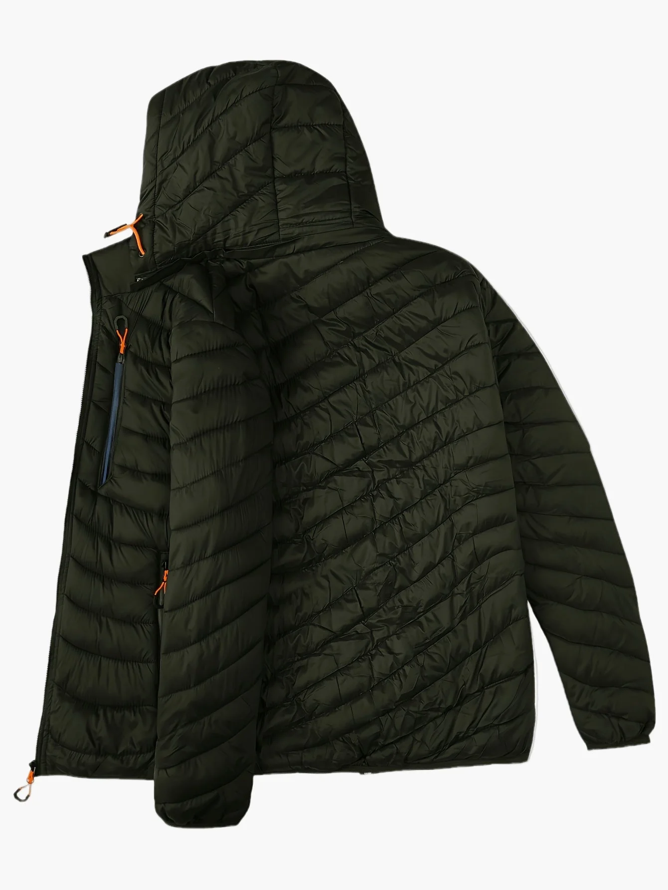 Herren Steppjacke mit Kapuze – Leichte Outdoor Übergangsjacke, Casual Style
