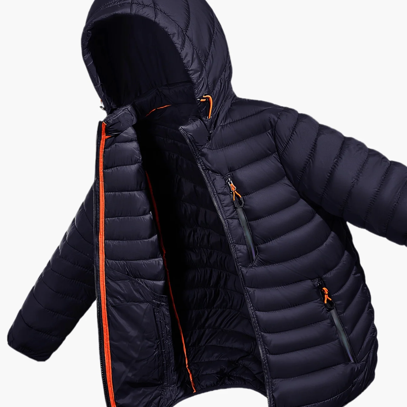 Herren Steppjacke mit Kapuze – Leichte Outdoor Übergangsjacke, Casual Style - Image 12