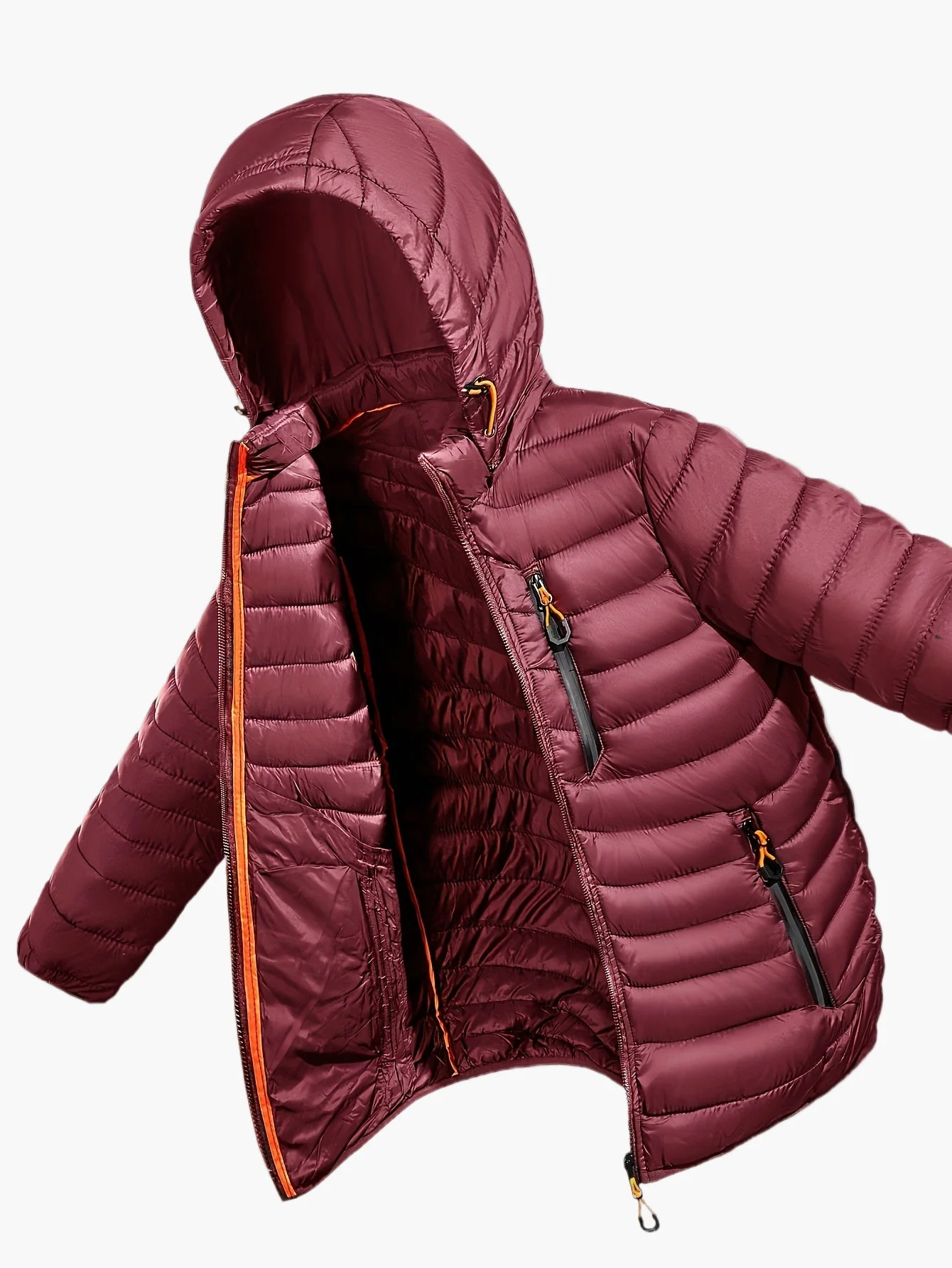 Herren Steppjacke mit Kapuze – Leichte Outdoor Übergangsjacke, Casual Style - Image 6