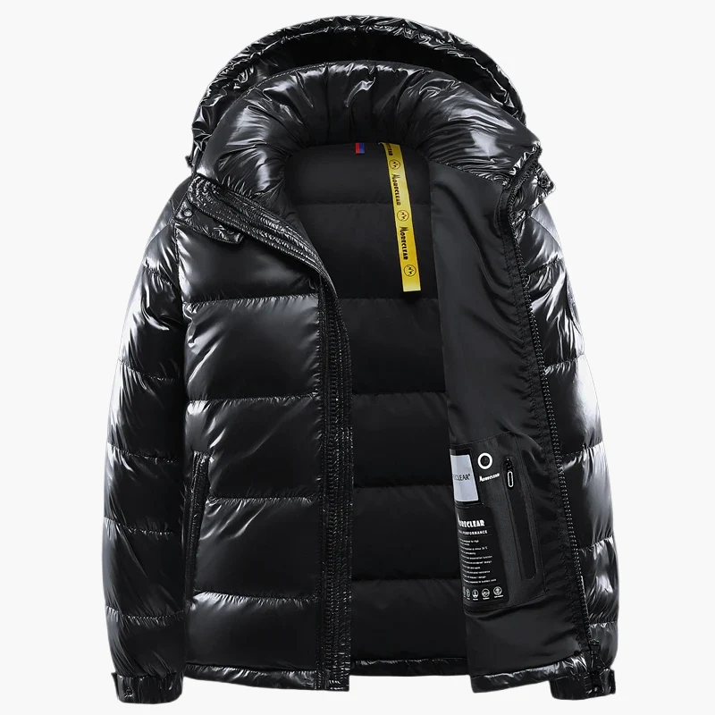 Herren Steppjacke mit Kapuze – Moderner Wintermantel, Alltag & Outdoor - Image 4