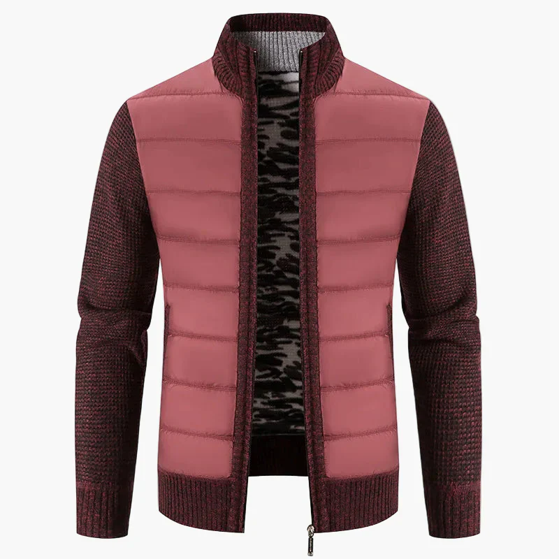 Herren Steppjacke mit Strickärmeln – Modische Übergangsjacke für Alltag und Freizeit - Image 4