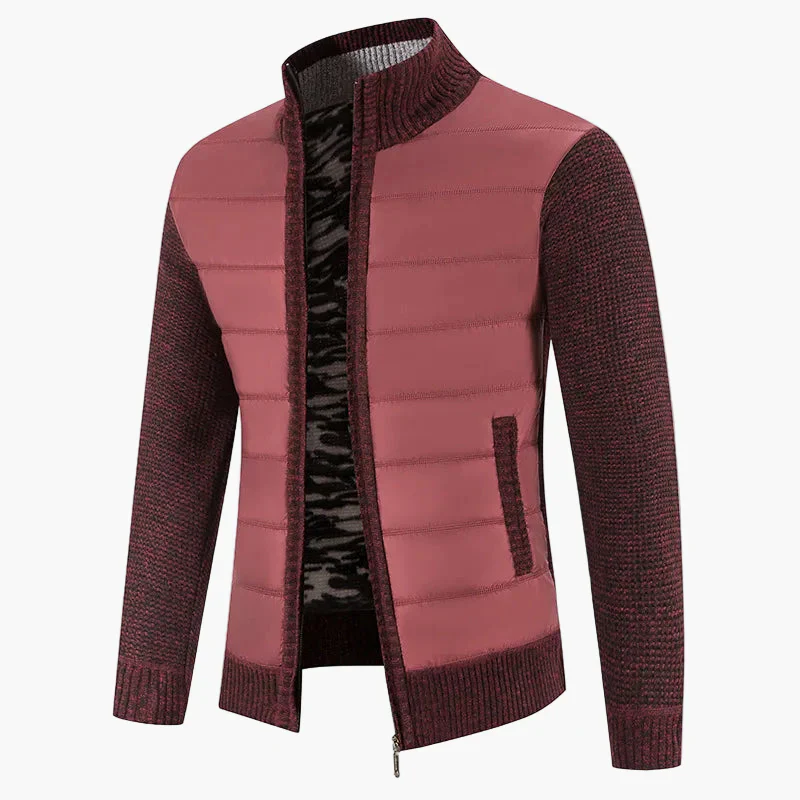 Herren Steppjacke mit Strickärmeln – Modische Übergangsjacke für Alltag und Freizeit - Image 5