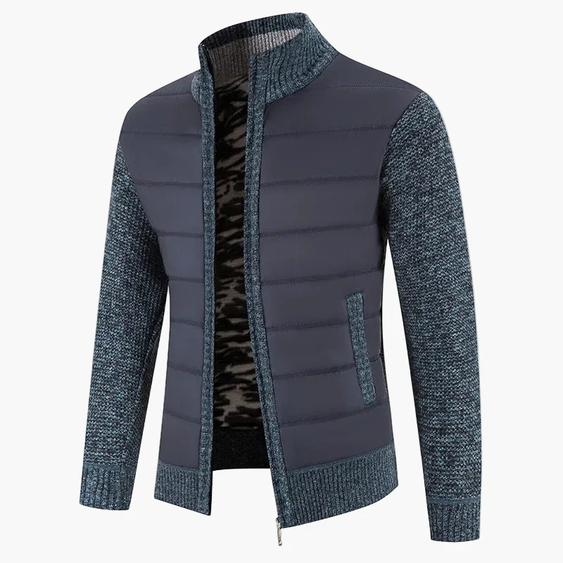 Herren Steppjacke mit Strickärmeln – Modische Übergangsjacke für Alltag und Freizeit - Image 9