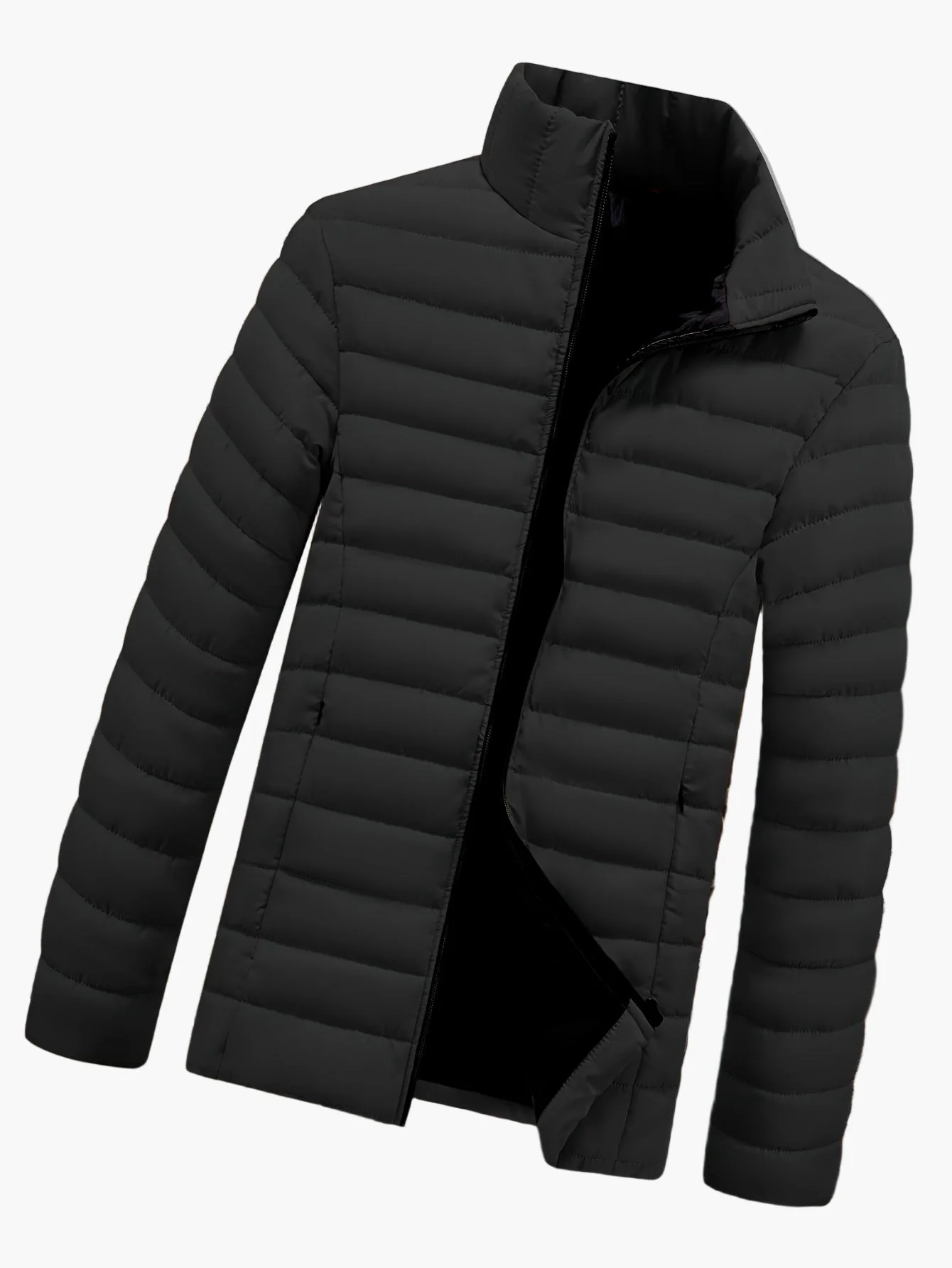 Herren Steppjacke Modern Casual mit Reißverschluss – Ideal für Alltag & Freizeit - Image 5