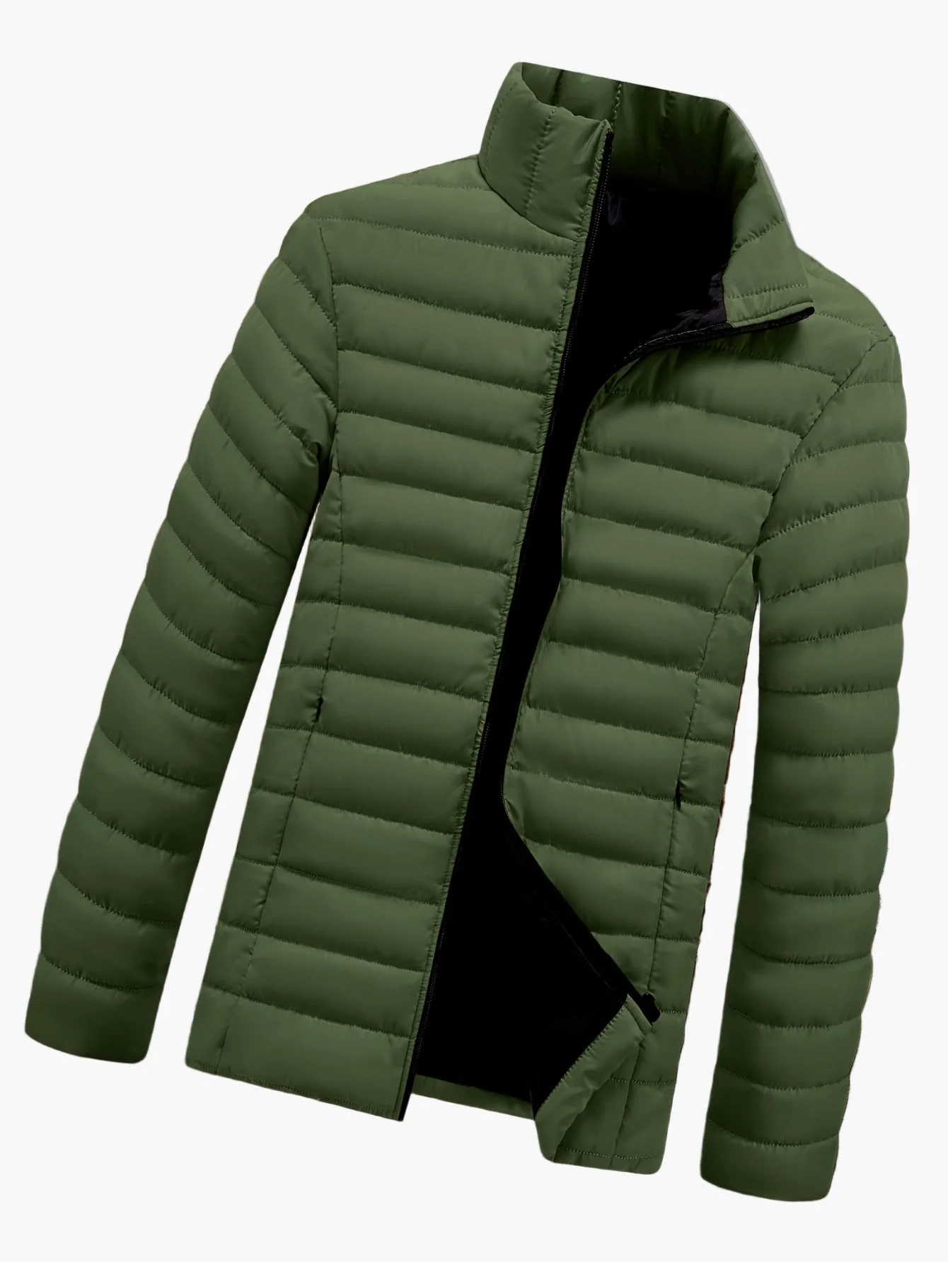 Herren Steppjacke Modern Casual mit Reißverschluss – Ideal für Alltag & Freizeit - Image 8