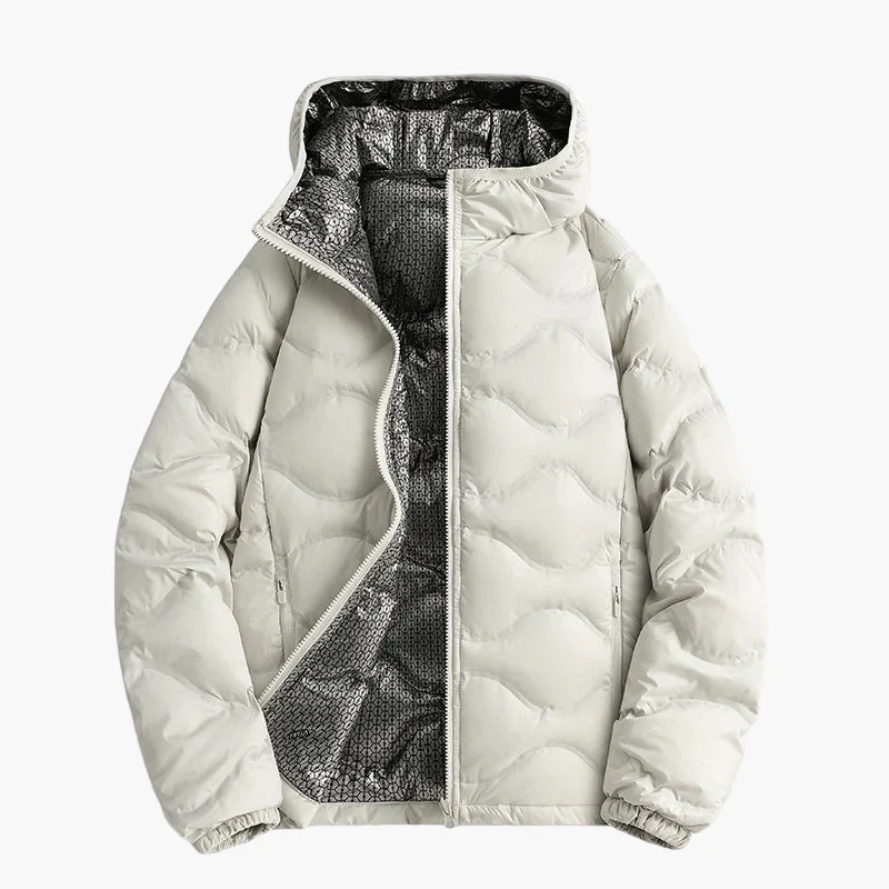Herren Steppjacke Winter Outdoor Freizeitjacke mit Kapuze – Wärmende Übergangsjacke - Image 4
