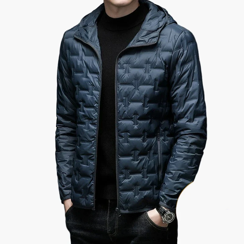 Herren Steppjacke Winter Outdoor Freizeitjacke mit Kapuze – Wärmende Übergangsjacke - Image 7