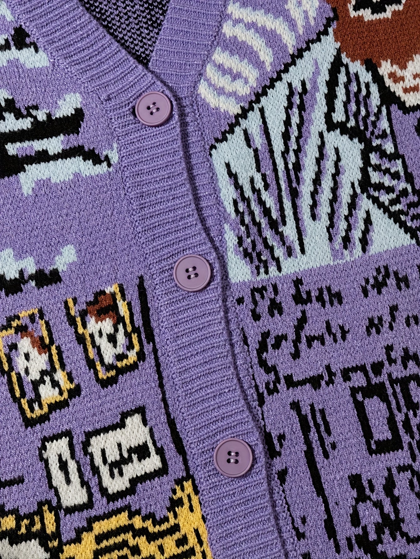 Herren Strickjacke im Kunststil mit Van Gogh-Motiv – Lässiger Cardigan für Herbst und Winter - Image 9