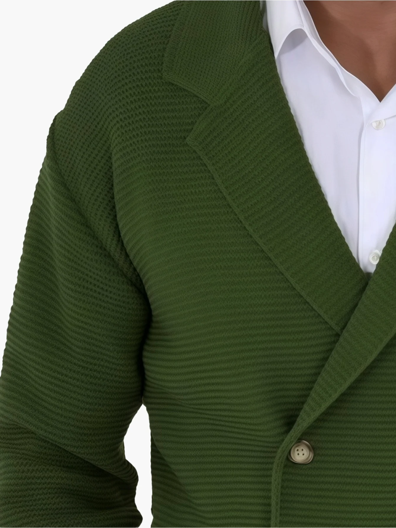 Herren Strickjacke mit Reverskragen, Doppelreiher – Eleganter Casual Blazer für Alltag und Büro - Image 9
