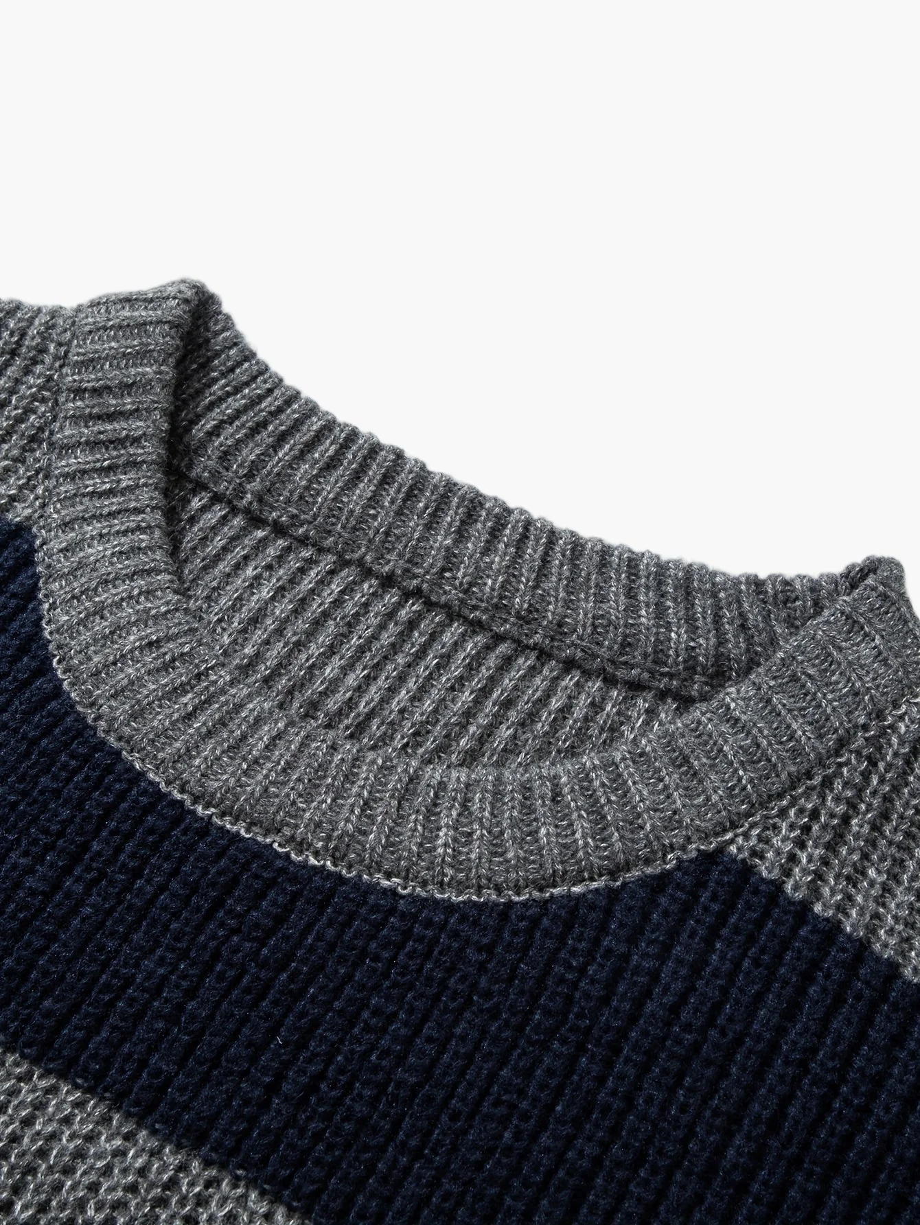 Herren Strickpullover mit breiten Streifen – Lässiger Oversize Look für Herbst und Winter - Image 6