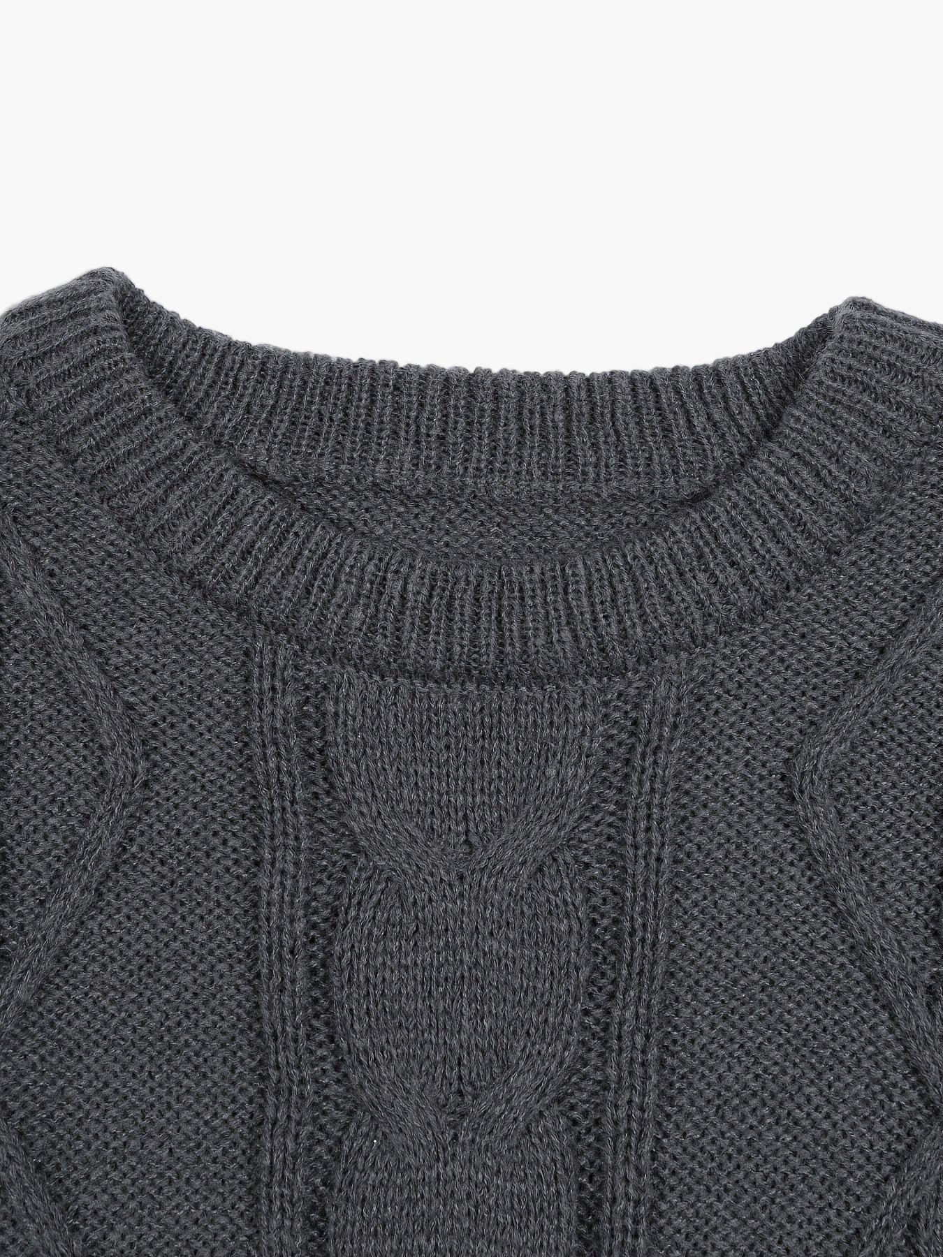 Herren Strickpullover im Casual Stil mit Zopfmuster – Perfekt für Herbst und Winter - Image 6