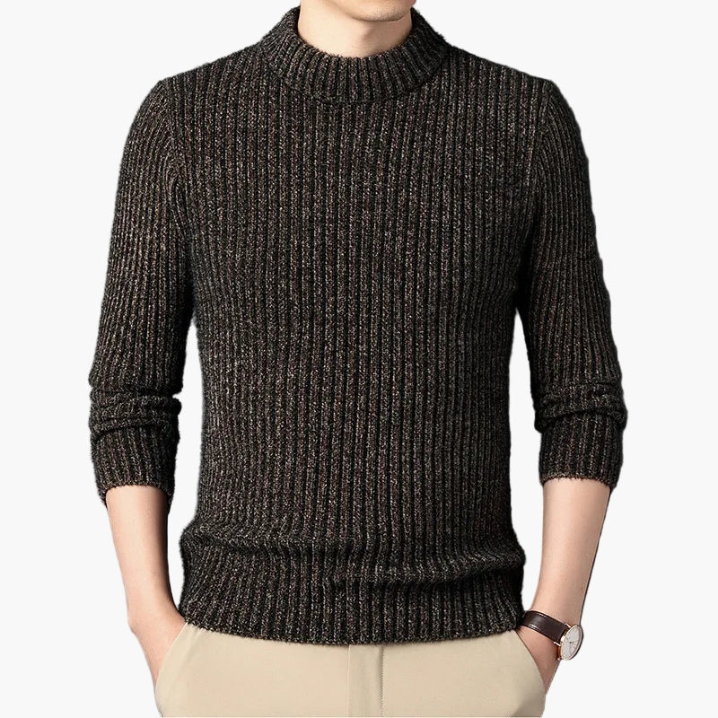 Herren Strickpullover Modern Gerippt für Alltag und Büro - Image 2