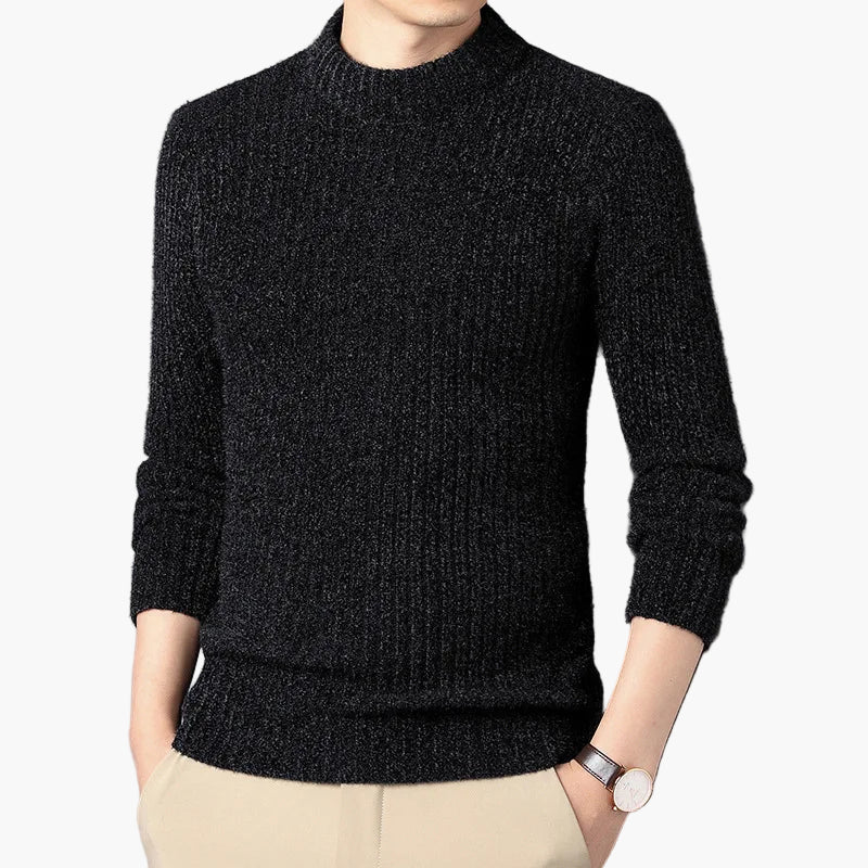 Herren Strickpullover Modern Gerippt für Alltag und Büro - Image 3