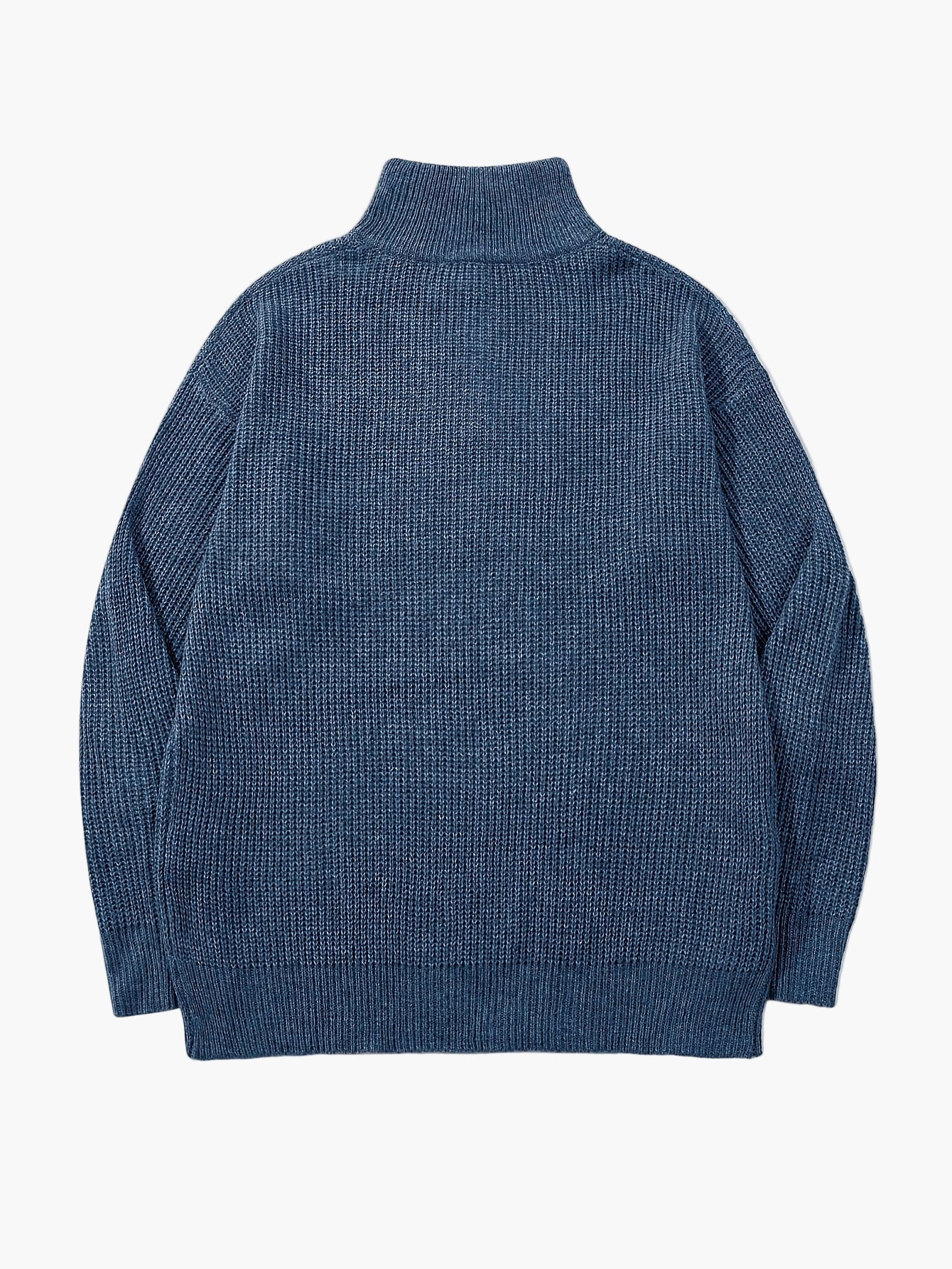 Herren Strickpullover mit Reißverschluss und hohem Kragen – Lässiger Freizeitstil für Frühling & Herbst - Image 10