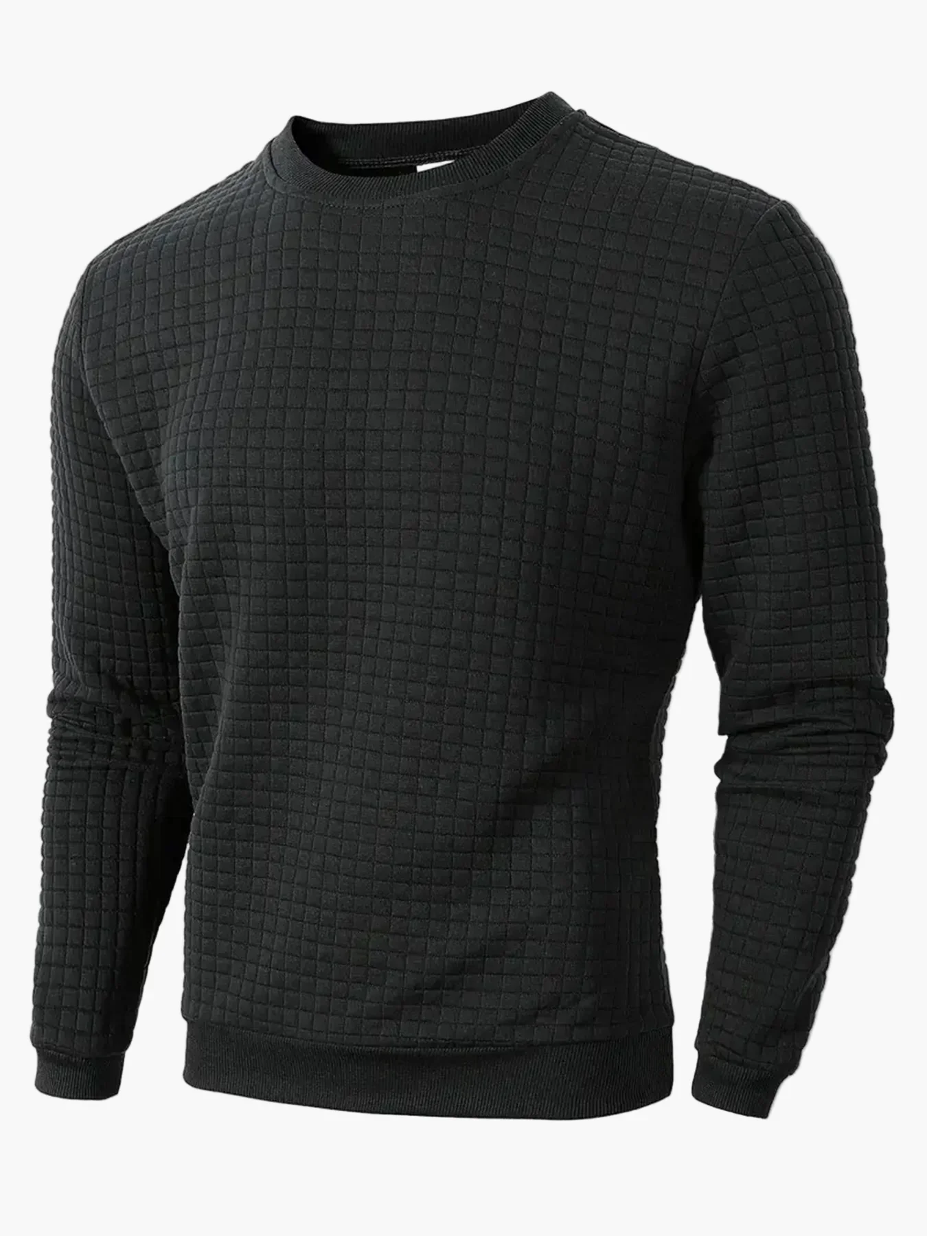 Herren Sweatshirt mit Karomuster – Lässiger Style für Alltag und Freizeit
