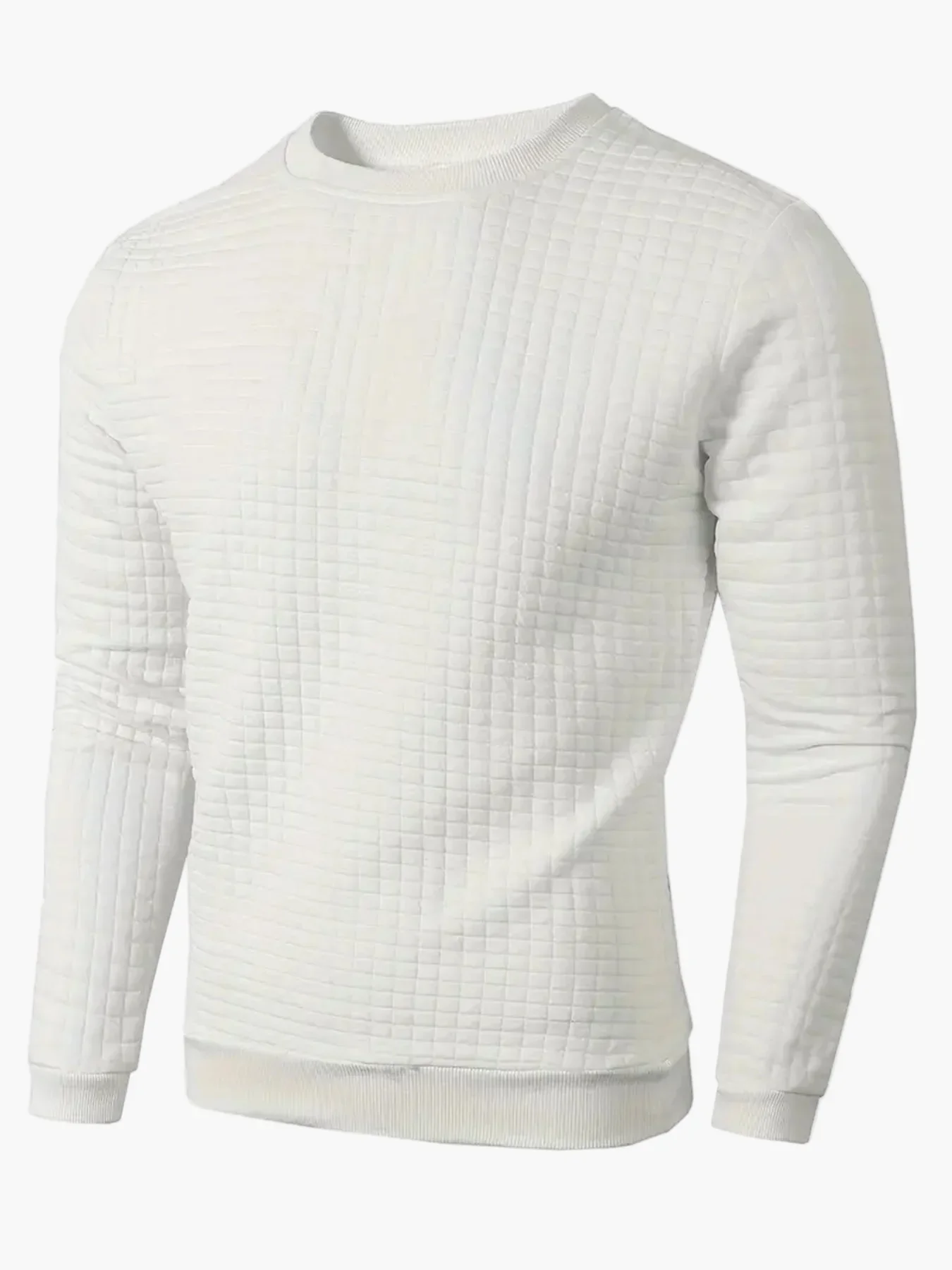 Herren Sweatshirt mit Karomuster – Lässiger Style für Alltag und Freizeit - Image 2